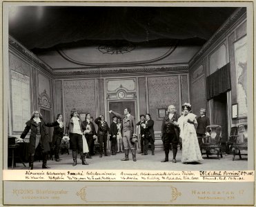 Michel Perrin, Dramatiska teatern 1900. Föreställningsbild - SMV - H12 043