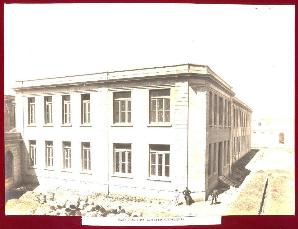 MG-53-033 (Hospital Alvear. Pabellón tipo E (Sección hospital).)