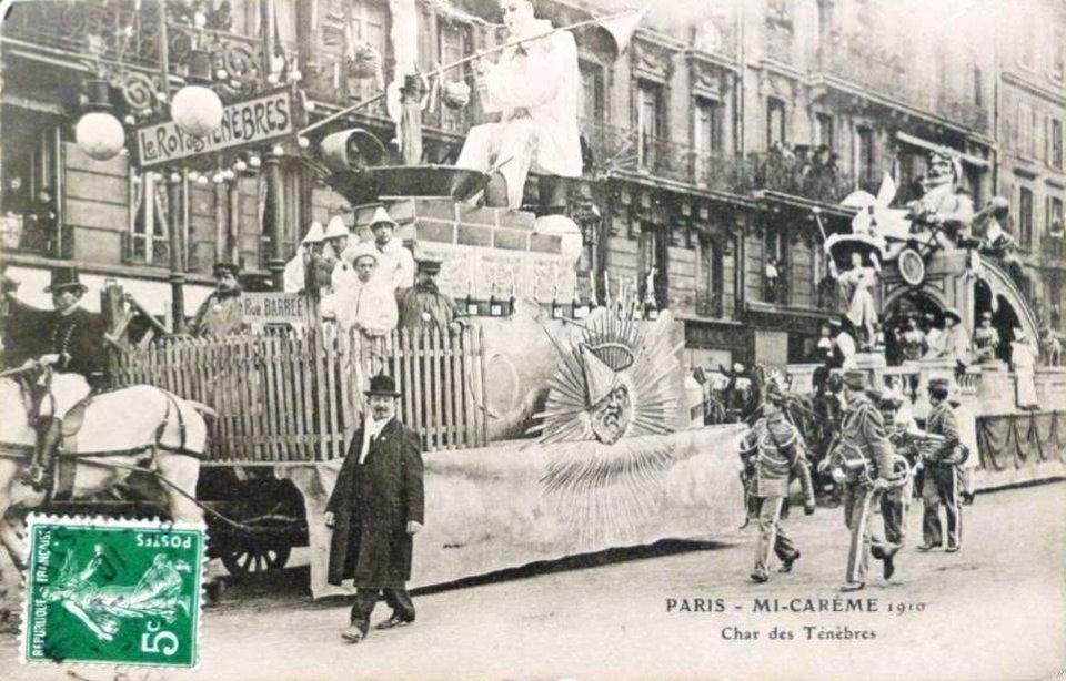 Mi-Carême 1910 Char des Ténèbres