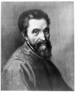 Michelangelo Buonarroti, 1475-1564, bust portrait, facing right LCCN2005691010