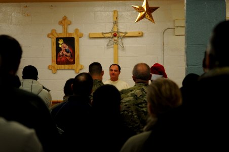 Midnight Mass on FOB Farah 121224-N-LR347-297