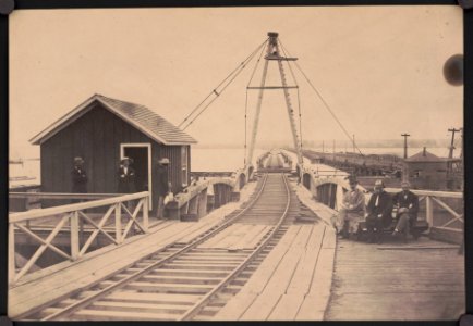 New bridge over Potomac River on the Washington, Alexandria and Georgetown Railroad. Total length 5,104 feet LCCN2006681123