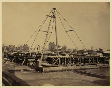 New bridge over Potomac River on the Washington, Alexandria and Georgetown Railroad. Total length 5,104 feet LCCN2006681125 photo