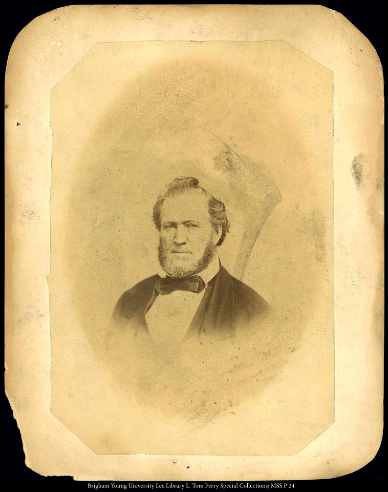 Middle-aged Brigham Young bust portrait