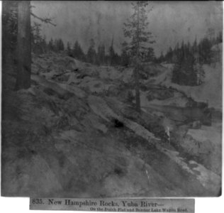 New Hampshire Rocks, Yuba River-on the Dutch Flat and Donner Lake Wagon Road LCCN2002724158
