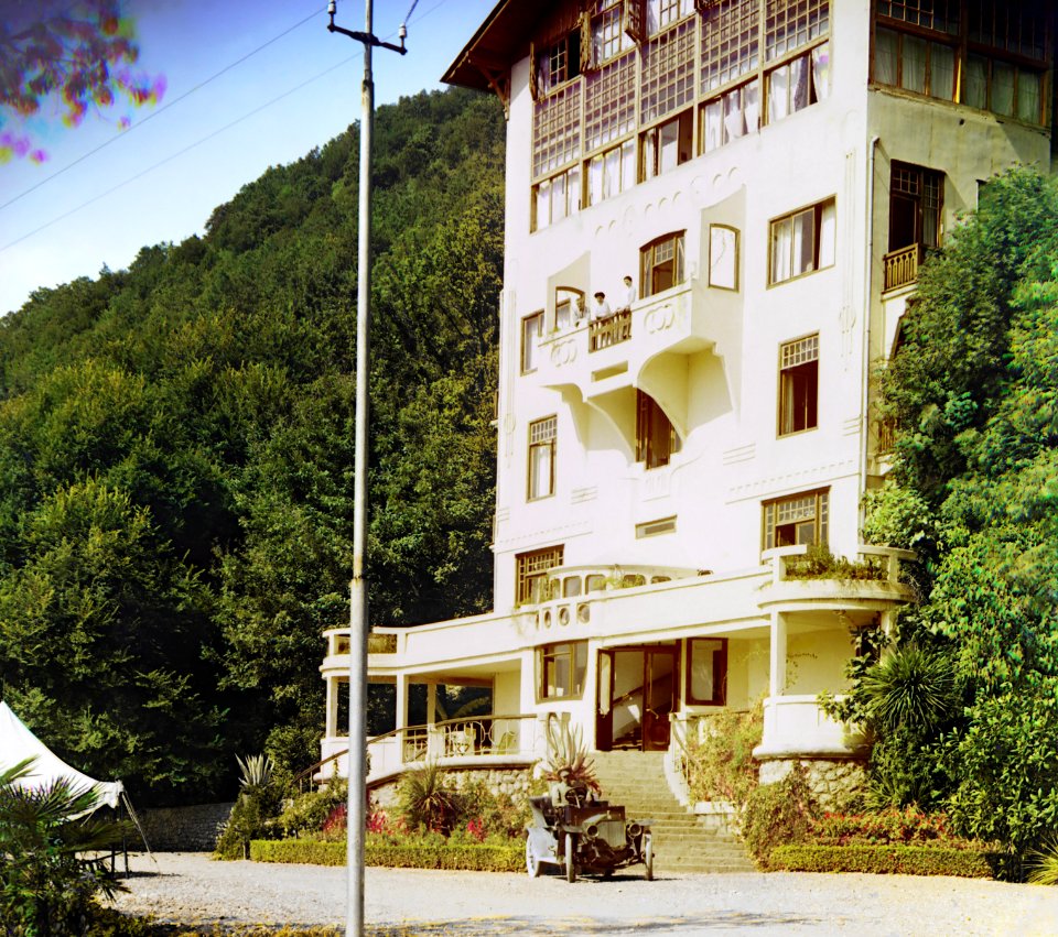 New inn Gagra Prokudin-Gorsky