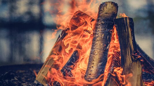Burn firewood light