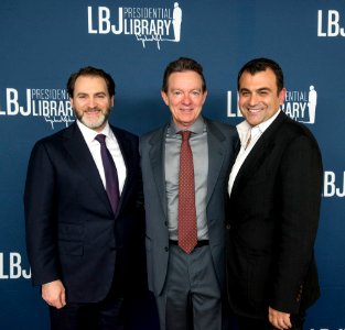 Michael Stuhlbarg, Lawrence Wright and Ali Soufan (40487306102)