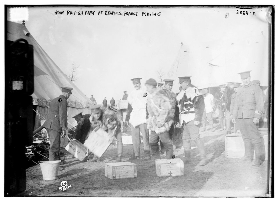 New British Army at Etaples, France, Feb. 1915 LCCN2014698469
