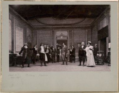 Michel Perrin, Dramatiska teatern 1900. Föreställningsbild - SMV - H14 020