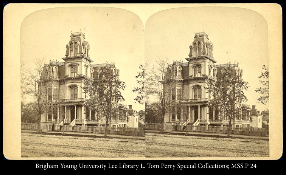 New Residence of the late President B. Young.