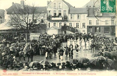 Mi-Carême à Villeneuve-l'Archevêque
