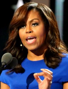 Michelle Obama at the DNC July 2016 (cropped)
