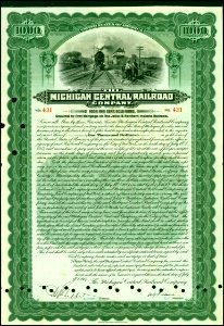 Michigan Central RR 1907