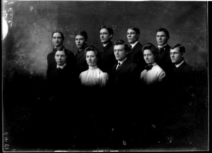 Miami Student newspaper staff 1905 (3195485440) photo