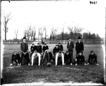 Miami University players and coaches in Miami Field 1908 (3194692365) photo