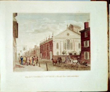 New Lutheran Church, in Fourth Street, Philadelphia LCCN2002718868