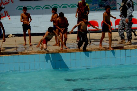 New Pool Opening in Baghdad DVIDS116888