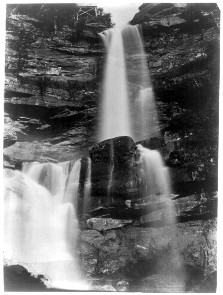 New York Catskill Mountains, Kauterskill Falls, 1st and 2nd Falls LCCN2016650370