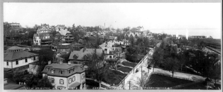 New Brighton, Staten Island, N.Y. (Bird's-eye view) LCCN2003678129