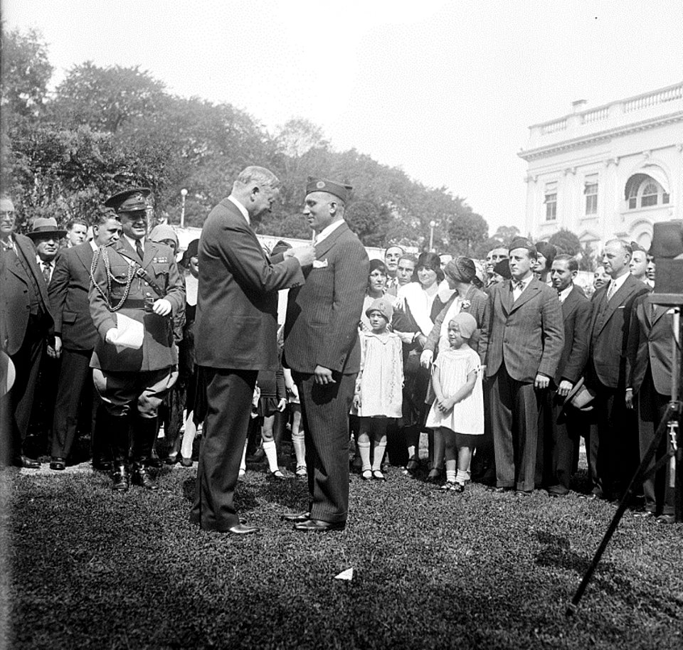 Michael Valente Medal of Honor Ceremony - September 27, 1929