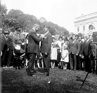 Michael Valente Medal of Honor Ceremony - September 27, 1929
