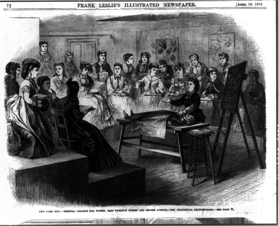 New York City - Medical College for Women, East Twelfth Street and Second Avenue - the anatomical lecture room LCCN2001696500