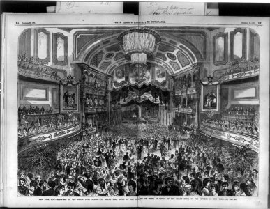 New York City - reception of the Grand Duke Alexis - the grand ball at the Academy of Music LCCN99614091