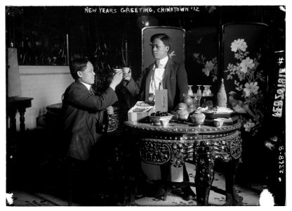 New Years Greeting, Chinatown 1912 LCCN2014690127