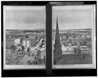 New York City and environs, from the spire of Dr. Spring's new brick church, Fifth Avenue - Hitchcock del. ; Anthony sc. LCCN97502254