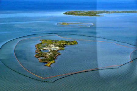 New Harbor Island, La during the Deepwater Horizon oil spill photo