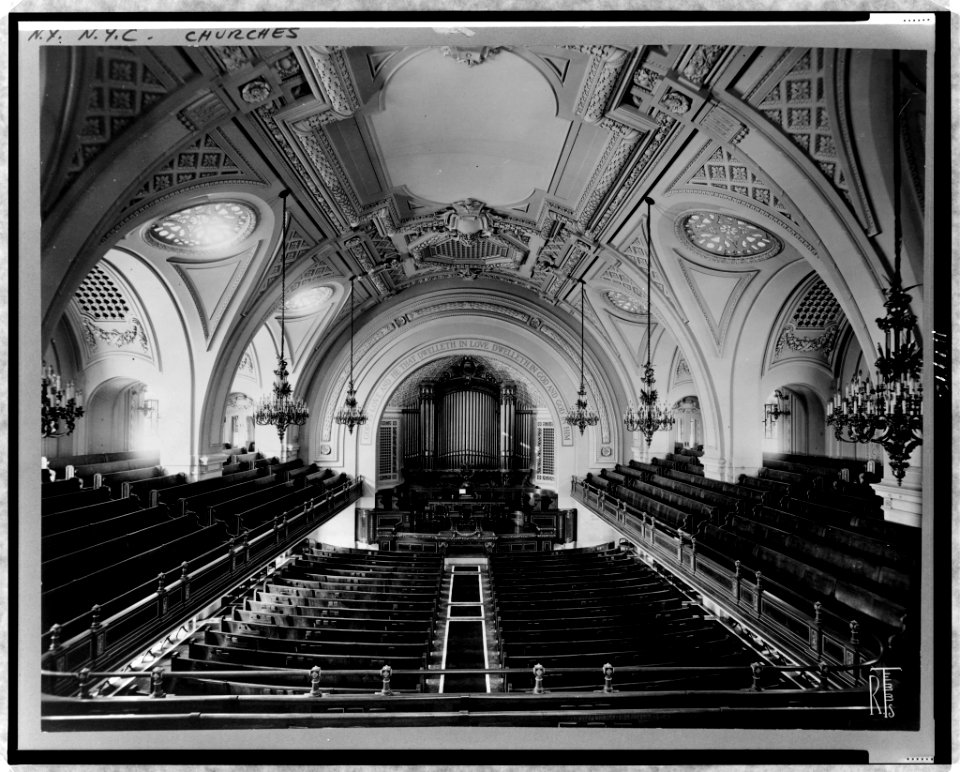 New York City, 1st Church of Christ, Scientist, interior - R. Tebbs. LCCN98505595