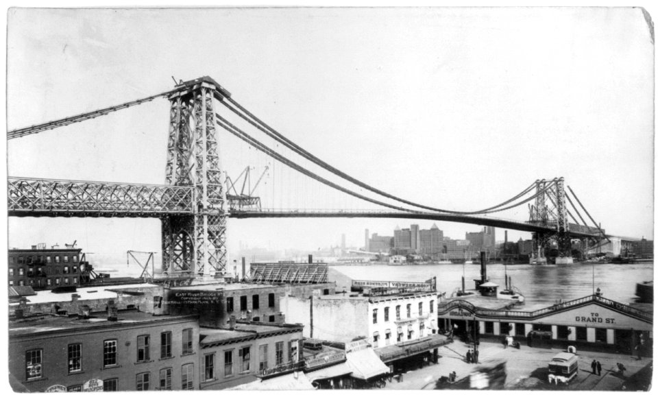 New York City- East River Bridge LCCN2003678102