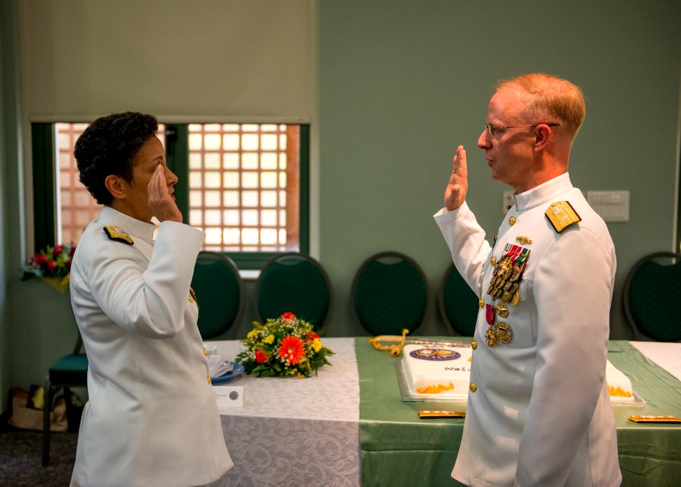 Michelle Howard and Daryl Caudle 170719-N-WO404-305 (36000919146)