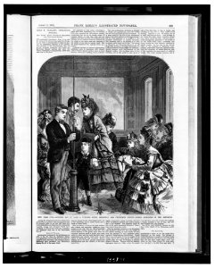 New York City - opening day at Lord & Taylor's store, Broadway and Twentieth Street - ladies ascending in the elevator - Hyde. LCCN98511387