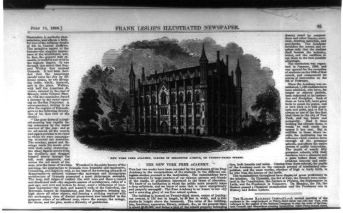 New York Free Academy, corner of Lexington Ave., at 23rd St. (NYC) LCCN99614039