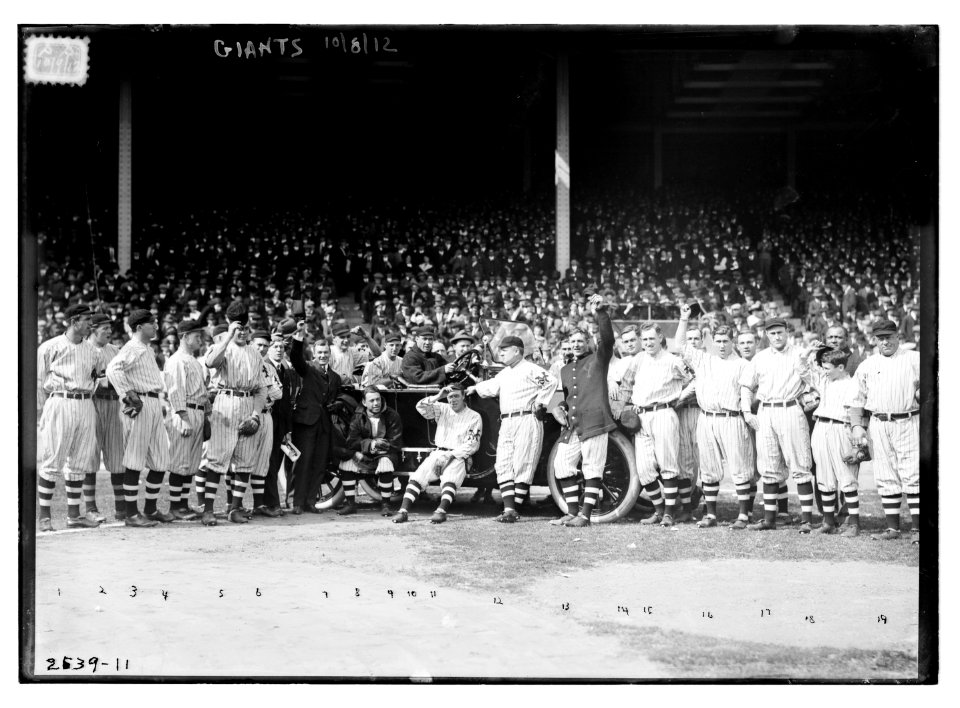 New York Giants at the Polo Grounds (New York) prior to Game One of the 1912 World Series, October 8, 1912 (baseball) LCCN2014691963