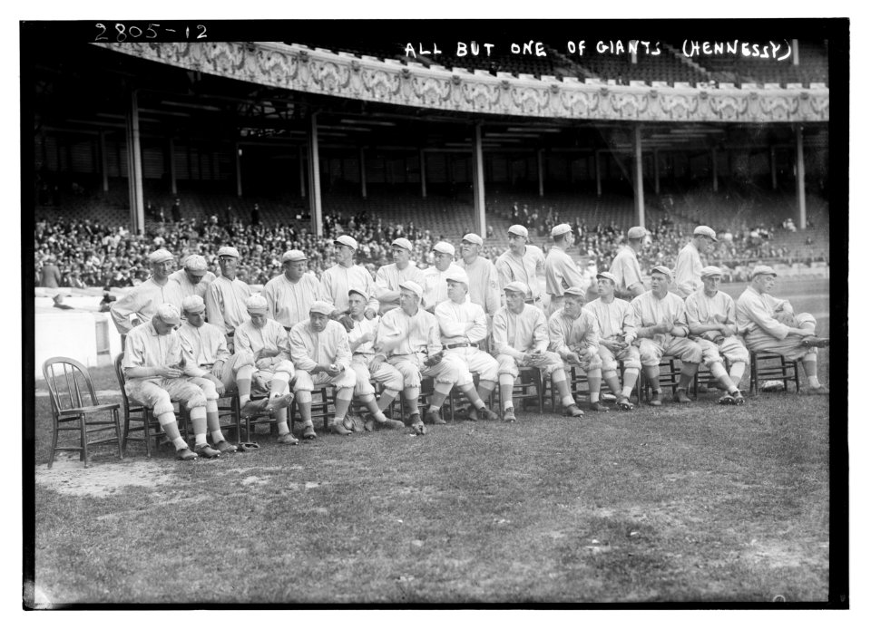 New York Giants at the Polo Grounds, New York (baseball) LCCN2014694006