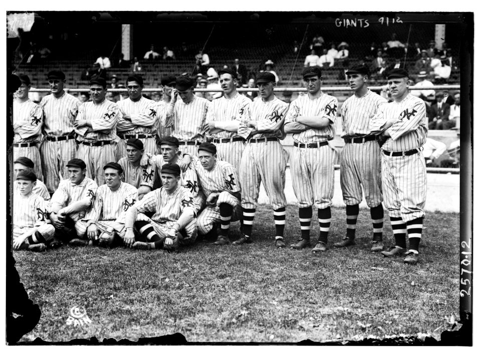 New York Giants at the Polo Grounds, New York, September 1912 (baseball) LCCN2014691595