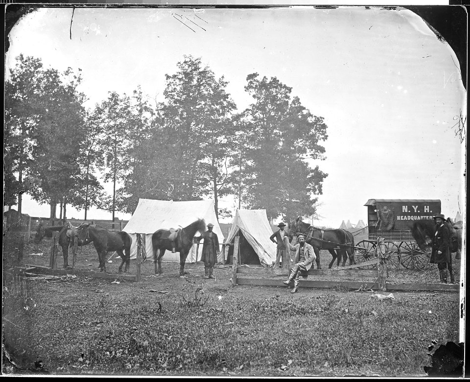 New York Herald Headquarters in the Field, Culpeper, Virginia, 1863 (3996121604) photo
