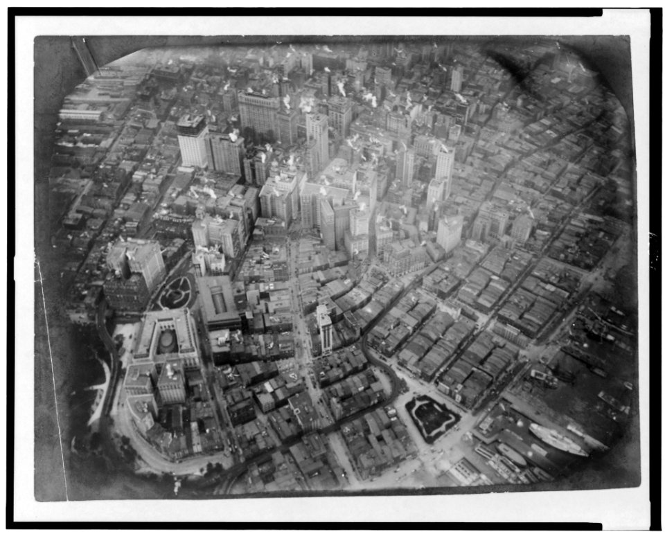 New York City from a balloon, 1906 LCCN96501738