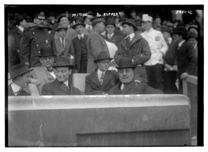 New York City Mayor John P. Mitchel & Jacob Ruppert, president, New York AL team (baseball) LCCN2014698862