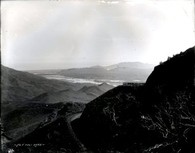 New Pali Road (01), photograph by Brother Bertram