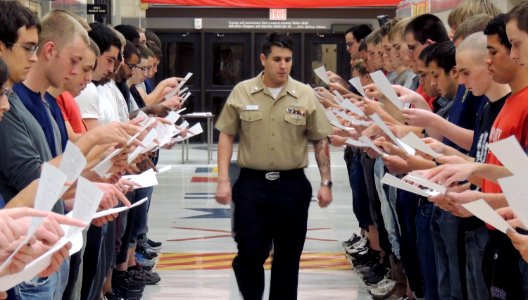 New recruits arrive at Boot Camp. (8243542613)