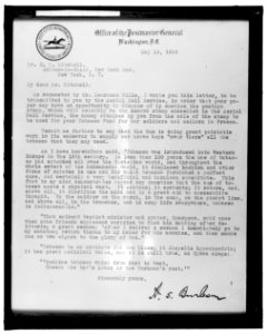 NEW YORK SUN. FIRST AIR MAIL LETTER, 1918 LCCN2016870954