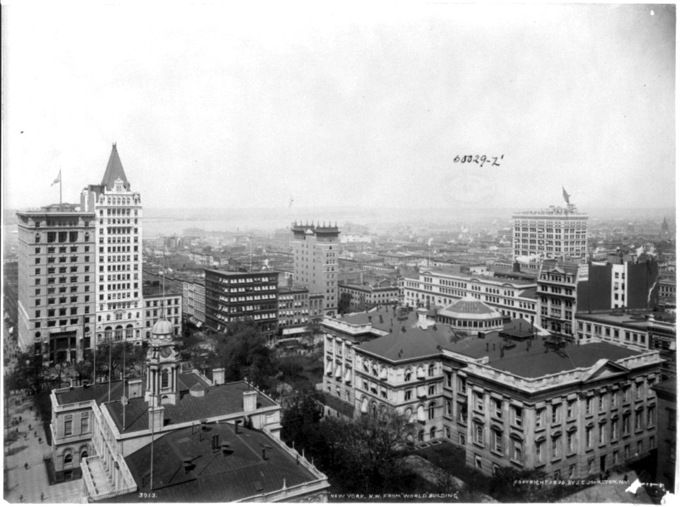New York, N.W. from World Building LCCN2003690206