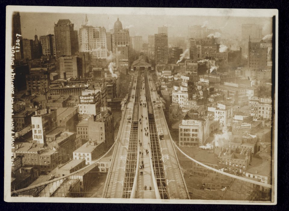 New York from tower of Brooklyn Bridge LCCN2004673010