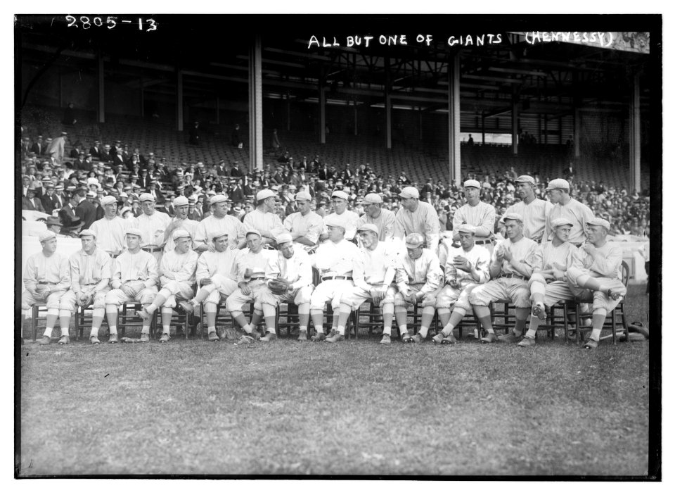 New York Giants at the Polo Grounds, New York (baseball) LCCN2014694007