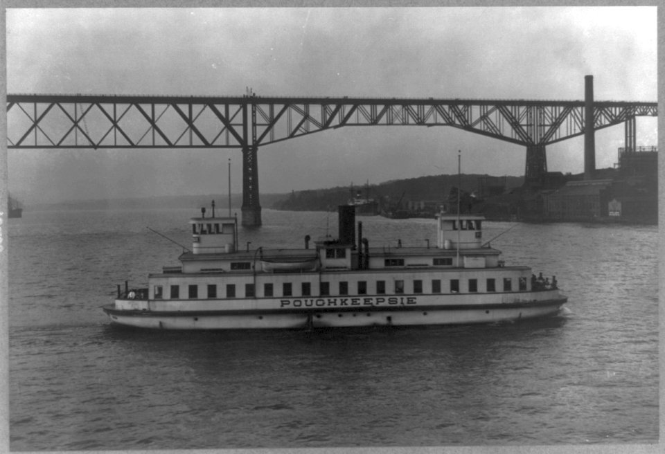 New York. Hudson River, steamer Poughkeeepsie LCCN2013646356