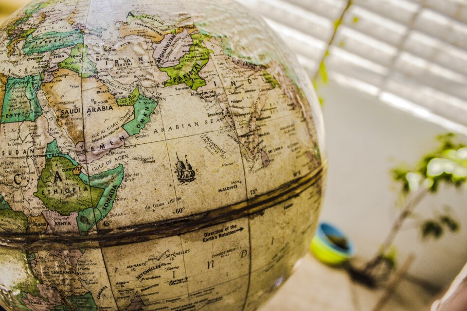 Planet continents earth